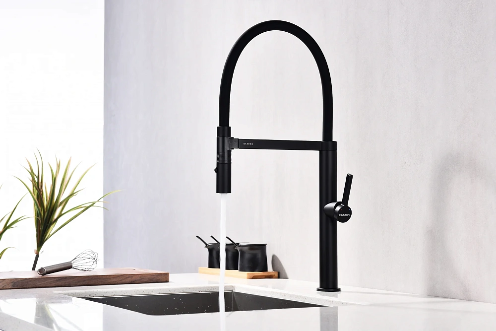Смеситель для кухни Paulmark LEADER Le214101-AN антрацит — Изображение 3
