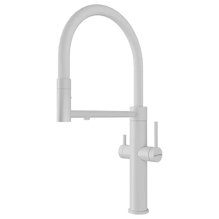 Смеситель для кухни Paulmark NEXUS Ne213999-WH белый матовый Смеситель для кухни Paulmark NEXUS Ne213999-WH белый матовый