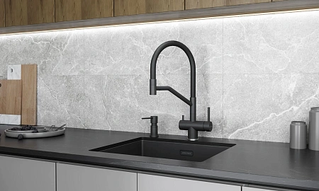 Смеситель для кухни Paulmark RUBERT Ru213175-AN антрацит Смеситель для кухни Paulmark RUBERT Ru213175-AN антрацит