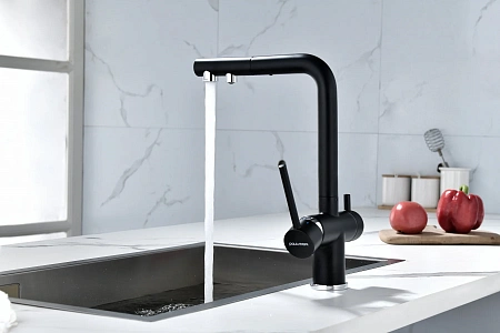 Смеситель для кухни Paulmark SERPENTINE Se213222-AN антрацит Смеситель для кухни Paulmark SERPENTINE Se213222-AN антрацит