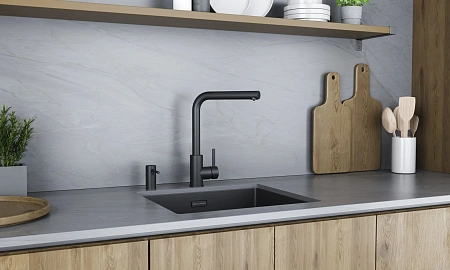 Смеситель для кухни Paulmark TWIN Tw213622-AN антрацит Смеситель для кухни Paulmark TWIN Tw213622-AN антрацит