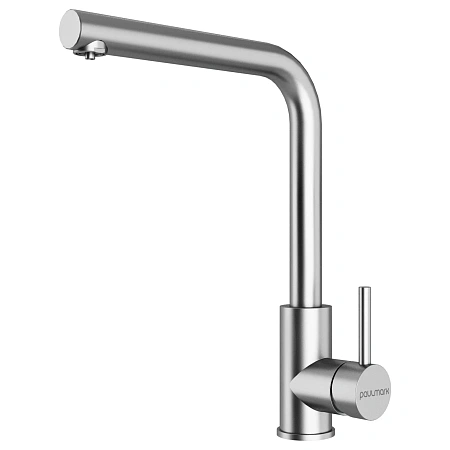 Смеситель для кухни Paulmark TWIN Tw213622-BS брашированная сталь