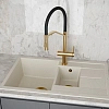 Смеситель для кухни Paulmark ZENDER Ze213155-BG брашированное золото Смеситель для кухни Paulmark ZENDER Ze213155-BG брашированное золото