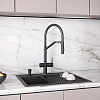 Смеситель для кухни Paulmark ZENDER Ze213155-BLM черный Смеситель для кухни Paulmark ZENDER Ze213155-BLM черный