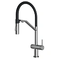 Смеситель для кухни Paulmark ZENDER Ze213155-BS брашированная сталь Смеситель для кухни Paulmark ZENDER Ze213155-BS брашированная сталь