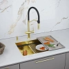 Смеситель для кухни Paulmark ZENDER Ze213155-LG светлое золото Смеситель для кухни Paulmark ZENDER Ze213155-LG светлое золото