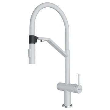 Смеситель для кухни Paulmark ZENDER Ze213155-WH белый матовый