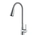 Смеситель для кухни Rossinka (Z35-39-Gray) с гибким изливом, серый Смеситель для кухни Rossinka (Z35-39-Gray) с гибким изливом, серый