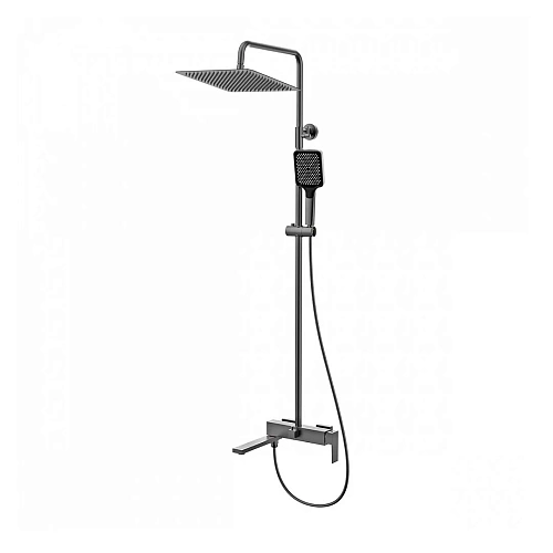 Душевая система Splenka S225.24.09 поворотный излив, графит Душевая система Splenka S225.24.09 поворотный излив, графит