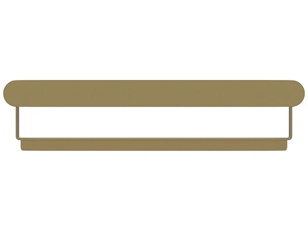 Полка Сунержа ROUND L 360 32-3020-6360 золотой шелк Полка Сунержа ROUND L 360 32-3020-6360 золотой шелк
