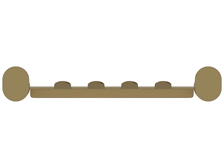 Полка Сунержа ROUND L 260 32-3020-4260 золотой шелк Полка Сунержа ROUND L 260 32-3020-4260 золотой шелк