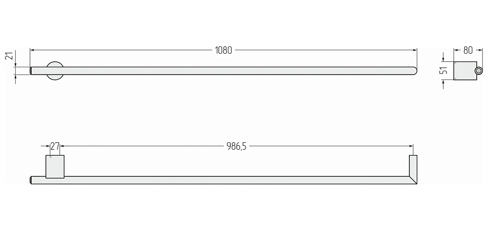 Полотенцесушитель электрический Сунержа Идиллия MASTER 1000 15-0857-1000 темный титан муар — Изображение 5