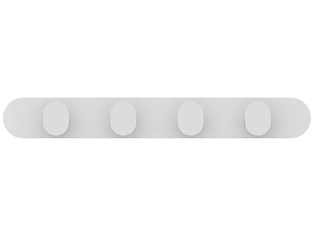 Крючок Сунержа ROUND L 370 30-3020-1370 матовый белый Крючок Сунержа ROUND L 370 30-3020-1370 матовый белый