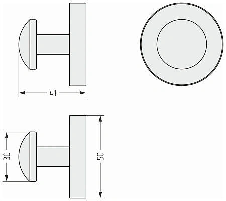 Крючок Сунержа Сфера 00-3006-0000 Крючок Сунержа Сфера 00-3006-0000