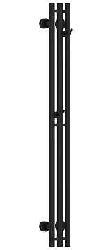 Полотенцесушитель водяной Сунержа Терция PRO 1200х100 31-0444-1210 матовый черный