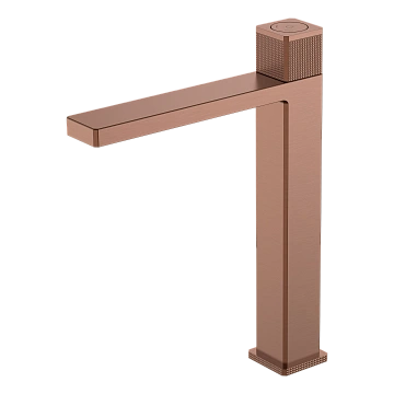 Смеситель для раковины Boheme QUAD 159/2-BRB автоматический, Brushed Bronze