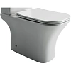 Чаша напольного унитаза Ceramica Nova ALFA Rimless CN9002-B белый с сиденьем