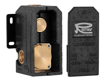 Скрытая часть смесителя Remer на 1-2 выхода RRBOX