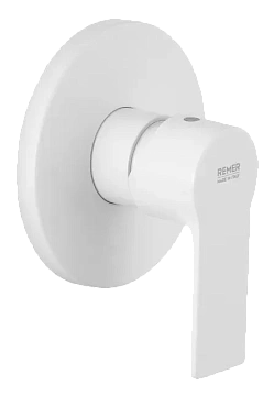 Смеситель для душа Remer Energy EY30BO, белый матовый