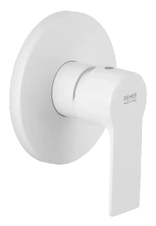 Смеситель для душа Remer Energy EY30BO, белый матовый