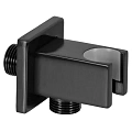 Шланговое подключение Remer 337QCFP, черный брашированный хром Шланговое подключение Remer 337QCFP, черный брашированный хром