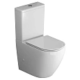 Унитаз напольный GROSSMAN GR-4407SQ 66x39x85,5 белый, безободковый, торнадо с тонкой крышкой Унитаз напольный GROSSMAN GR-4407SQ 66x39x85,5 белый, безободковый, торнадо с тонкой крышкой