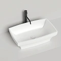 Раковина Salini GLORIA 04 покраска по RAL полностью 1102104GF 600x380 накладная S-Sense Раковина Salini GLORIA 04 покраска по RAL полностью 1102104GF 600x380 накладная S-Sense