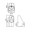 Писсуар ARROW AN6703 подвесной Писсуар ARROW AN6703 подвесной