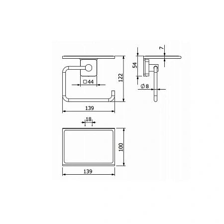 Держатель туалетной бумаги Kludi VELA S 25971N0 брашированное золото Держатель туалетной бумаги Kludi VELA S 25971N0 брашированное золото