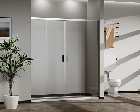 Душевая дверь Vincea City VDS-5CT2170CL 1700, хром, стекло прозрачное Душевая дверь Vincea City VDS-5CT2170CL 1700, хром, стекло прозрачное
