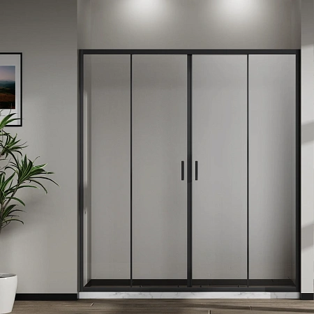 Душевая дверь Vincea City VDS-5CT2170CLB 1700, черный, стекло прозрачное Душевая дверь Vincea City VDS-5CT2170CLB 1700, черный, стекло прозрачное