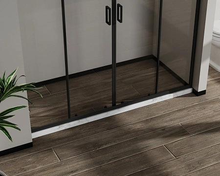 Душевая дверь Vincea City VDS-5CT2170CLB 1700, черный, стекло прозрачное Душевая дверь Vincea City VDS-5CT2170CLB 1700, черный, стекло прозрачное