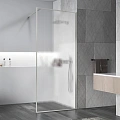 Душевая перегородка Vincea Walk-In VSW-1HP110FLBN 1100x2000, брашированный никель, стекло рифленое Душевая перегородка Vincea Walk-In VSW-1HP110FLBN 1100x2000, брашированный никель, стекло рифленое