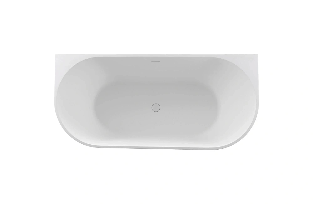 Ванна из искусственного камня CEZARES CZR-METAURO-WALL-170-80-55-SSB 1700x800x550 Solid Surface — Изображение 3