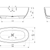 Ванна из искусственного камня CEZARES CZR-BELLAGIO-170-80-56-SSB 1700x800x560 Solid Surface Ванна из искусственного камня CEZARES CZR-BELLAGIO-170-80-56-SSB 1700x800x560 Solid Surface