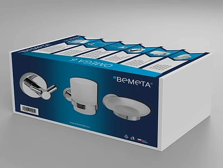 Наборы аксессуаров Bemeta OMEGA 204601 хром Наборы аксессуаров Bemeta OMEGA 204601 хром