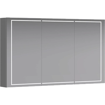 Зеркальный шкаф AQWELLA Simplex SLX0412 с LED подсветкой, сенсором и регулятором подсветки