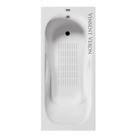 Ванна чугунная Vinsent Veron Aura 150x75x42 VAU1507542-AS с антискользящим покрытием Ванна чугунная Vinsent Veron Aura 150x75x42 VAU1507542-AS с антискользящим покрытием