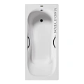 Ванна чугунная Vinsent Veron Aura 150x75x42 VAU1507542H/VH0015BL с черными матовыми ручками Ванна чугунная Vinsent Veron Aura 150x75x42 VAU1507542H/VH0015BL с черными матовыми ручками