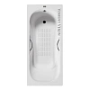 Ванна чугунная Vinsent Veron Aura 150x75x42 VAU1507542H/VH0015CH-AS с хромированными ручками и антискользящим покрытием Ванна чугунная Vinsent Veron Aura 150x75x42 VAU1507542H/VH0015CH-AS с хромированными ручками и антискользящим покрытием