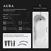 Ванна чугунная Vinsent Veron Aura 170x70x42 VAU1707042H/VH0015CH с хромированными ручками Ванна чугунная Vinsent Veron Aura 170x70x42 VAU1707042H/VH0015CH с хромированными ручками