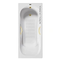 Ванна чугунная Vinsent Veron Aura 170x70x42 VAU1707042H/VH0015MGD-AS с ручками матовое золото и антискользящим покрытием Ванна чугунная Vinsent Veron Aura 170x70x42 VAU1707042H/VH0015MGD-AS с ручками матовое золото и антискользящим покрытием