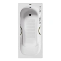 Ванна чугунная Vinsent Veron Aura 180x80x45 VAU1808045H/VH0015BR-AS с бронзовыми ручками и антискользящим покрытием Ванна чугунная Vinsent Veron Aura 180x80x45 VAU1808045H/VH0015BR-AS с бронзовыми ручками и антискользящим покрытием