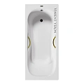 Ванна чугунная Vinsent Veron Aura 180x80x45 VAU1808045H/VH0015GD с золотыми ручками Ванна чугунная Vinsent Veron Aura 180x80x45 VAU1808045H/VH0015GD с золотыми ручками