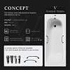 Ванна чугунная Vinsent Veron Concept 140x70x42 VCO1407042H/VH0012BL с черными матовыми ручками Ванна чугунная Vinsent Veron Concept 140x70x42 VCO1407042H/VH0012BL с черными матовыми ручками