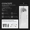 Ванна чугунная Vinsent Veron Concept 140x70x42 VCO1407042H/VH0012BR-AS с бронзовыми ручками и антискользящим покрытием Ванна чугунная Vinsent Veron Concept 140x70x42 VCO1407042H/VH0012BR-AS с бронзовыми ручками и антискользящим покрытием