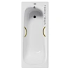 Ванна чугунная Vinsent Veron Concept 140x70x42 VCO1407042H/VH0015GD с золотыми ручками