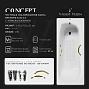 Ванна чугунная Vinsent Veron Concept 140x70x42 VCO1407042H/VH0015GD-AS с золотыми ручками и антискользящим покрытием Ванна чугунная Vinsent Veron Concept 140x70x42 VCO1407042H/VH0015GD-AS с золотыми ручками и антискользящим покрытием