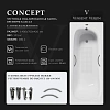 Ванна чугунная Vinsent Veron Concept 140x70x42 VCO1407042H/VH0015GM-AS с ручками оружейная сталь и антискользящим покрытием Ванна чугунная Vinsent Veron Concept 140x70x42 VCO1407042H/VH0015GM-AS с ручками оружейная сталь и антискользящим покрытием