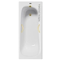Ванна чугунная Vinsent Veron Concept 140x70x42 VCO1407042H/VH0015MGD с ручками матовое золото Ванна чугунная Vinsent Veron Concept 140x70x42 VCO1407042H/VH0015MGD с ручками матовое золото